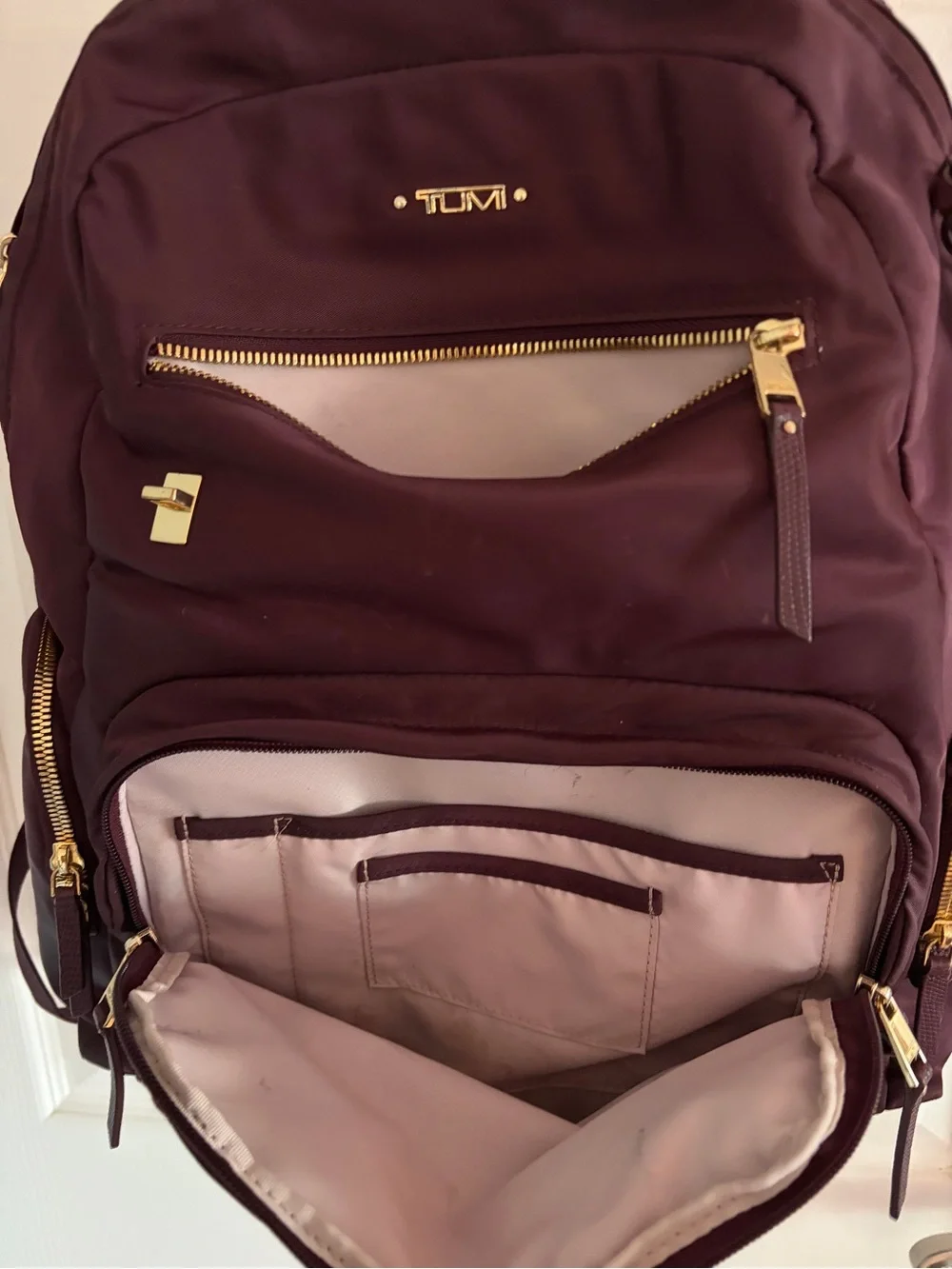 Tumi backpack laptop holder travel bag